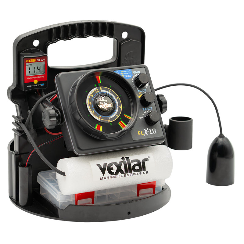 Vexilar FLX-18 Pro Pack II Fishing System w/12 Degree Ice-Ducer  DD-100 [PPX1812] - Essenbay Marine