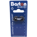 Barton 4mm Rope Stoppers - Black - Pair [42812] - Essenbay Marine