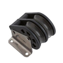 Barton Size 3 45mm Plain Bearing Pulley Block Double Upright Block [N03250] - Essenbay Marine