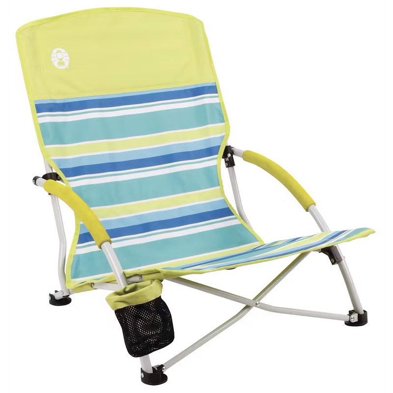 Coleman Utopia Breeze Beach Sling Chair - Yellow/Blue [2000019265] - Essenbay Marine