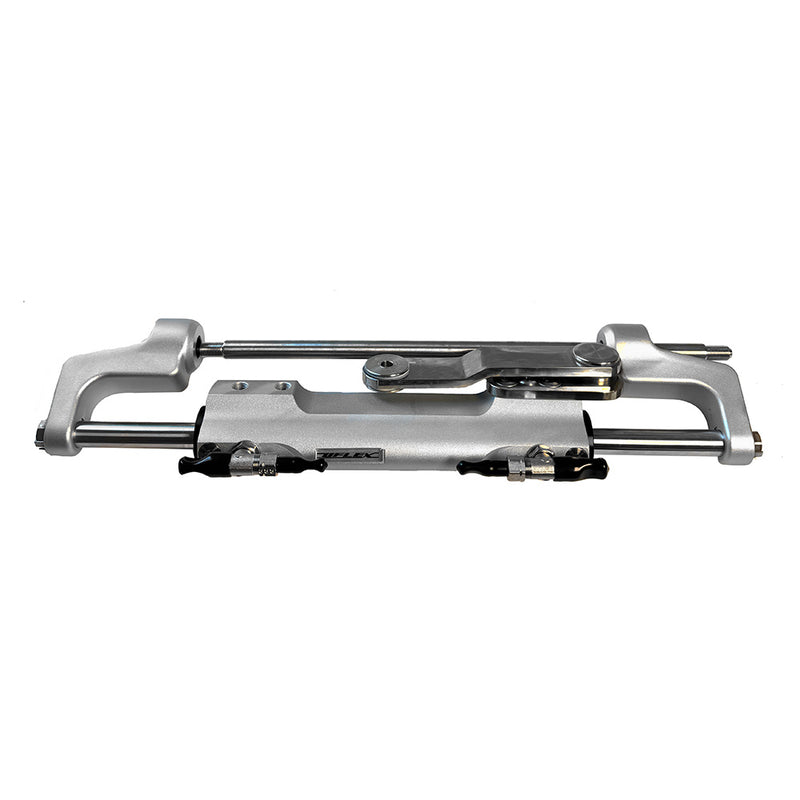 Uflex SilverSteer UC128TS High Performance Cylinder V2P w/Offset Link Arm - Port Version [UC128TS-SVS 2P] - Essenbay Marine