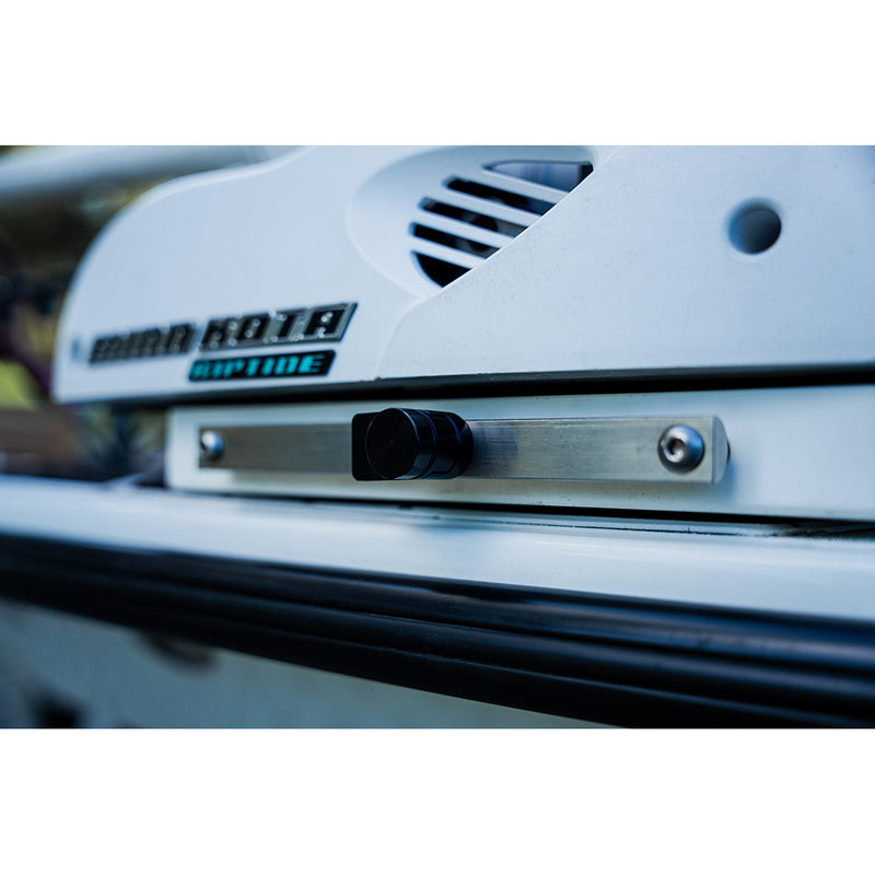 Secure Outdoors Elite Lock - Single - Minn Kota QRB - Black [SO-EL-S-MK-BK] - Essenbay Marine