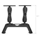 RAM Mount RAM Fishfinder Deck Kit w/Dual Marine Electronic Mount [RAM-FF1-D-115-2] - Essenbay Marine