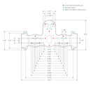 RAM Mount RAM Fishfinder Deck Kit w/Dual Marine Electronic Mount [RAM-FF1-D-115-2] - Essenbay Marine