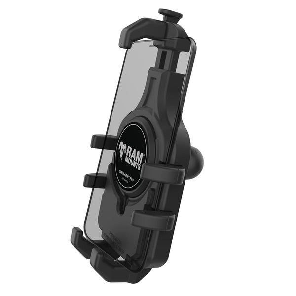 RAM Mount RAM Quick-Grip Pro Phone Holder w/Ball [RAM-HOL-PD5BU] - Essenbay Marine