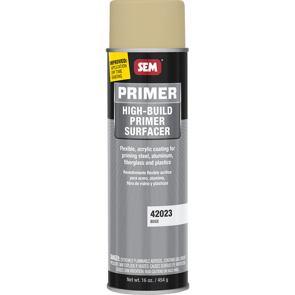 SEM High-Build Primer Surfacer - 20oz Aerosol Can - Beige [42023] - Essenbay Marine