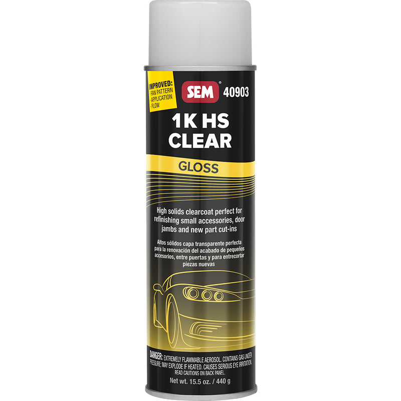SEM 1K HS Clear - 20oz Aerosol Can - Gloss Finish [40903] - Essenbay Marine