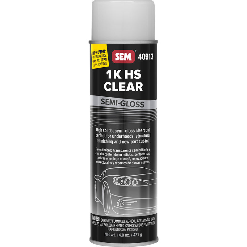 SEM 1K HS Clear - 20oz Aerosol Can - Semi-Gloss Finish [40913] - Essenbay Marine