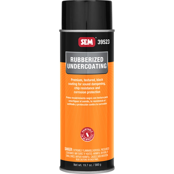 SEM Rubberized Undercoating - 24oz Aerosol Can - Black [39523] - Essenbay Marine