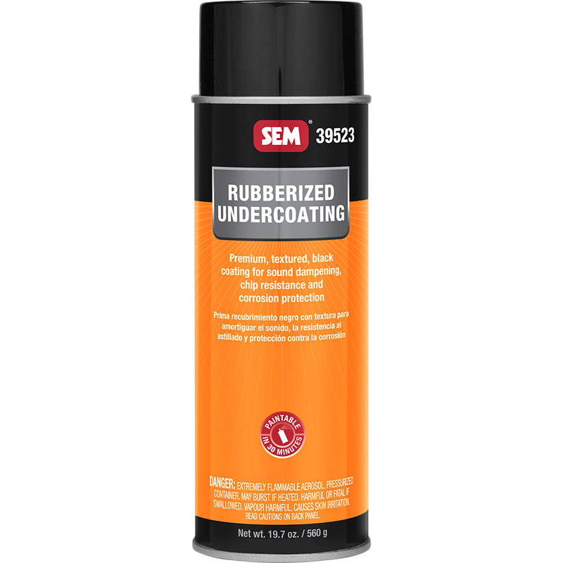SEM Rubberized Undercoating - 24oz Aerosol Can - Black [39523] - Essenbay Marine