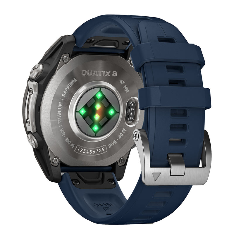 Garmin quatix 8 - 47mm AMOLED Marine GPS Smartwatch [010-02904-50] - Essenbay Marine