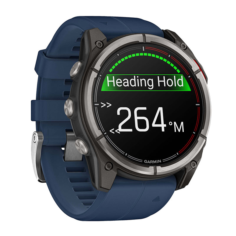 Garmin quatix 8 - 51mm AMOLED Marine GPS Smartwatch [010-02905-90] - Essenbay Marine