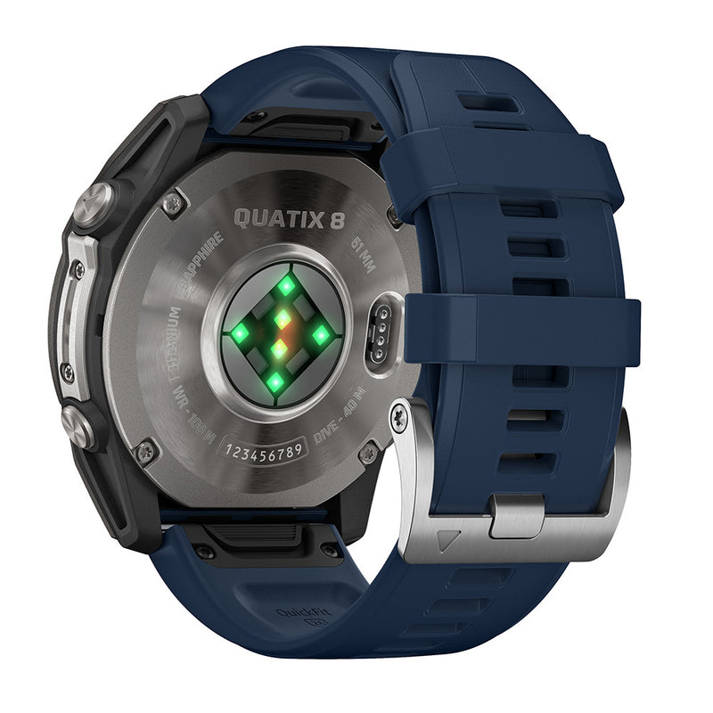 Garmin quatix 8 - 51mm AMOLED Marine GPS Smartwatch [010-02905-90] - Essenbay Marine