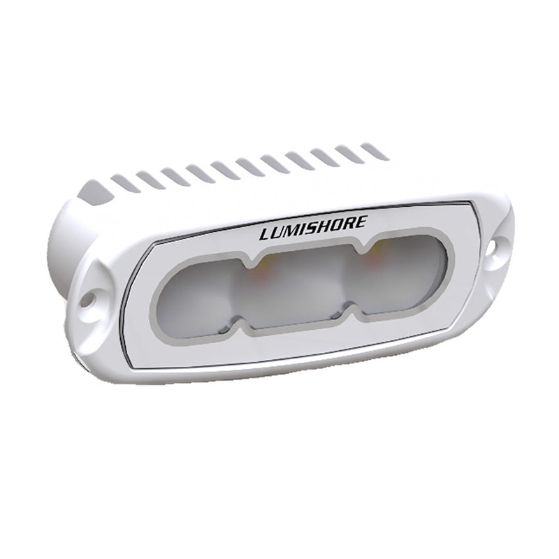 Lumishore LUX 4" Flood Light Flush Fit - CRGBW [010-04500-00] - Essenbay Marine