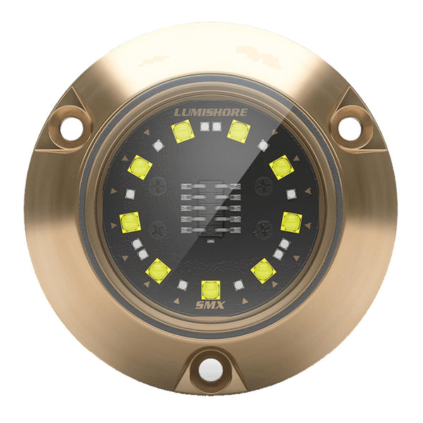 Lumishore ECLIPSE SMX24 Single Light Surface Mount Underwater Light - Blue/White [010-04504-00] - Essenbay Marine