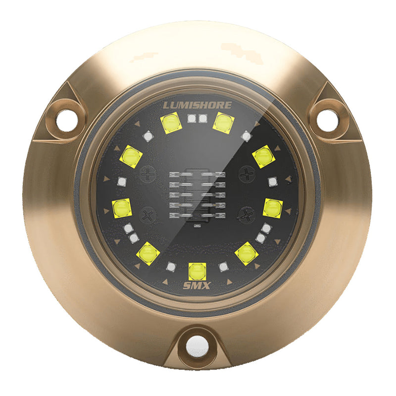 Lumishore ECLIPSE SMX24 Single Light Surface Mount Underwater Light - Blue/White [010-04504-00] - Essenbay Marine
