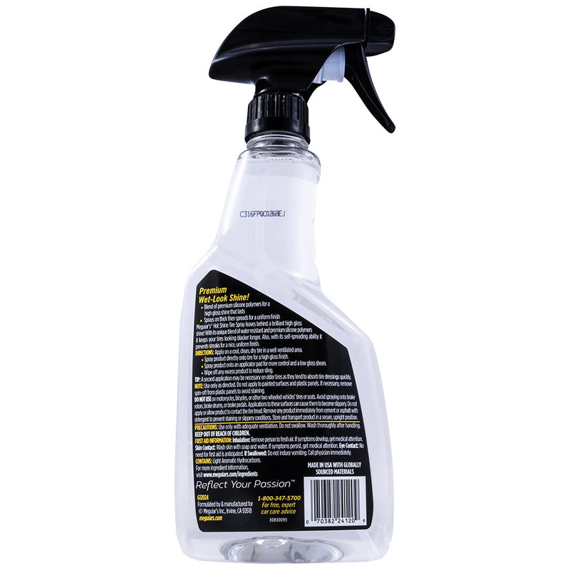 Meguiar's Hot Shine Tire Spray - 24oz [G12024] - Essenbay Marine