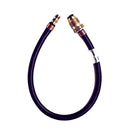 Trident Marine 20" Pigtail Hose Male Fitting x 1/4" Male Inverted Flare Fitting [1014-1401-20] - Essenbay Marine