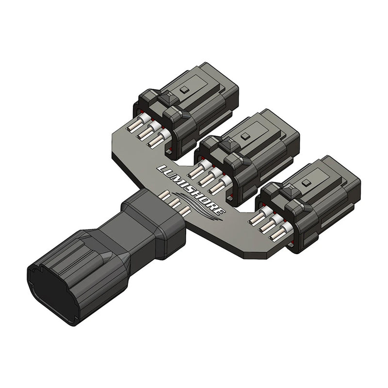 Lumishore Lux Strip  Neon Flex 6-Core 3-Way Splitter [010-14466-00] - Essenbay Marine