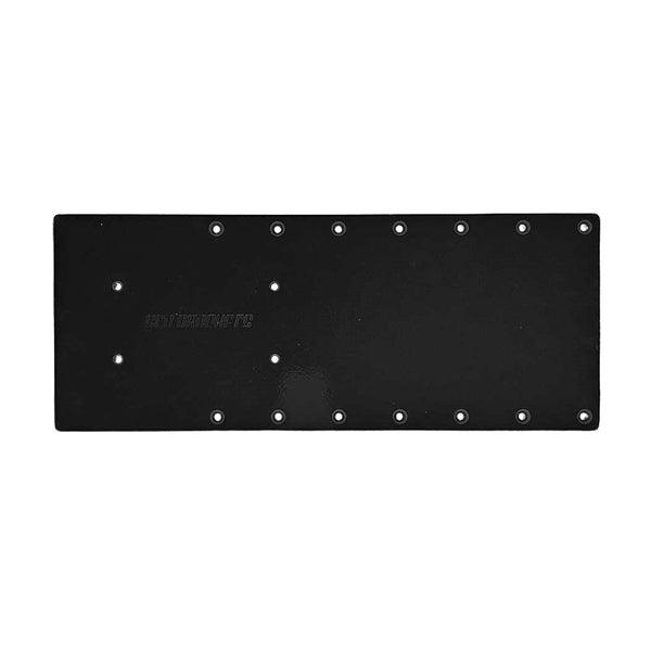Sea Brackets 18" Straight Trolling Motor Plate f/Garmin Kraken - Black [SEA2302-BLK] - Essenbay Marine