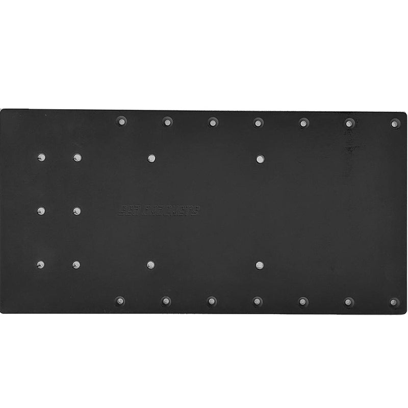 Sea Brackets 20" Straight Trolling Motor Plate f/Minn Kota Quest - Black [SEA2310-BLK] - Essenbay Marine
