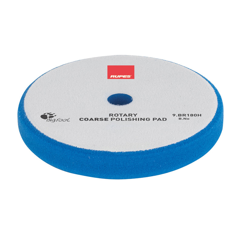 RUPES Rotary Coarse Polishing Foam Pad 155/160mm - Blue [9.BR180H] - Essenbay Marine