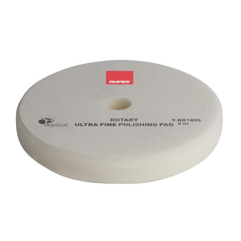 RUPES Rotary Ultra-Fine Polishing Foam Pad 155/160mm - White [9.BR180S] - Essenbay Marine