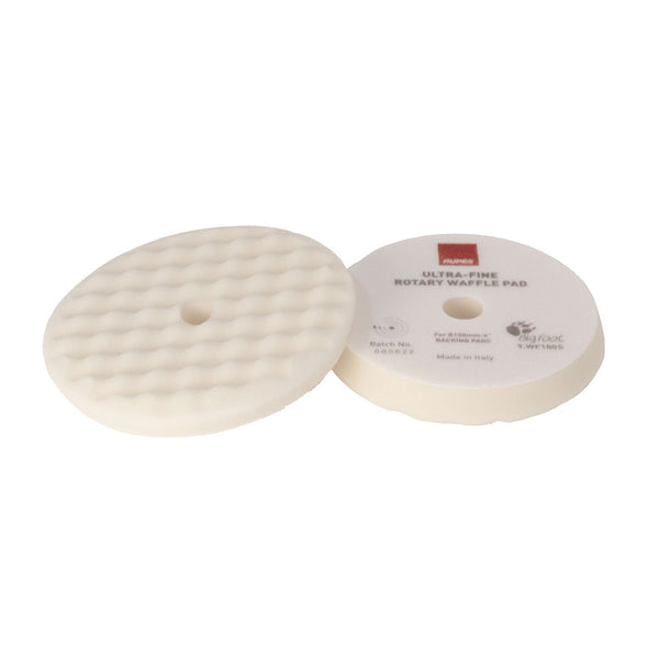 RUPES Velcro Waffle Ultra-Fine Polishing Foam Pad f/Rotary Polishers 90mm - White [9.WF90S] - Essenbay Marine