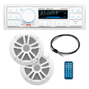 Boss Audio MCK500WB.6 Kit w/MR500UAB, 2 MR6W Speakers, MRANT10 Antenna,  White Remote *Refurbished [CRMCK500WB.6] - Essenbay Marine