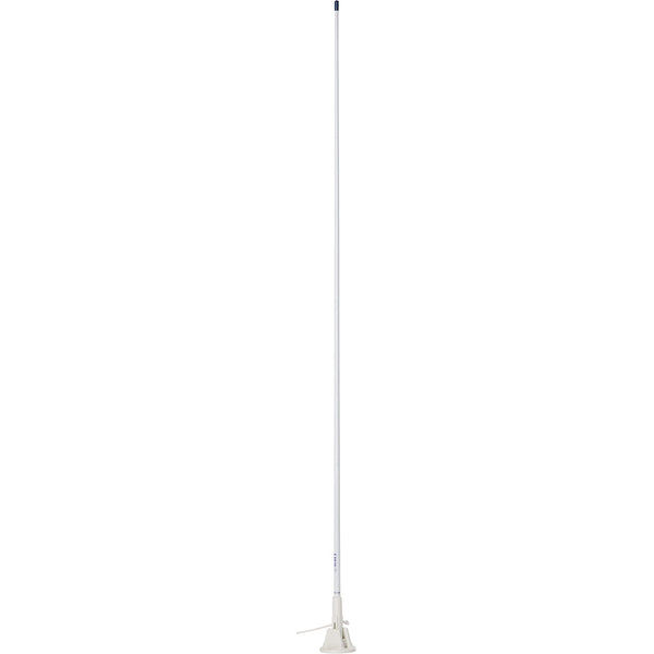 Scout 5' White VHF Antenna 3dB Lift  Lay Mount w/5M RG-58 [PF AN NVHF00005] - Essenbay Marine