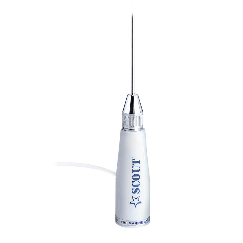 Scout 3.3' Stainless VHF Whip Antenna 3dB w/5M RG-58 Coax KS23A [PF AN NVHF00006T] - Essenbay Marine