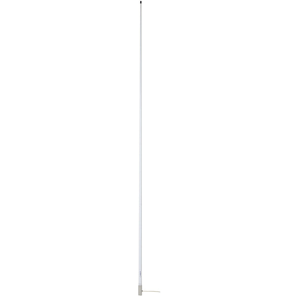 Scout 8' White VHF Antenna 6dB Stainless Steel Ferrule w/5M RG-58 Coax Includes PL-259 KS-42 [PF AN NVHF00007T] - Essenbay Marine