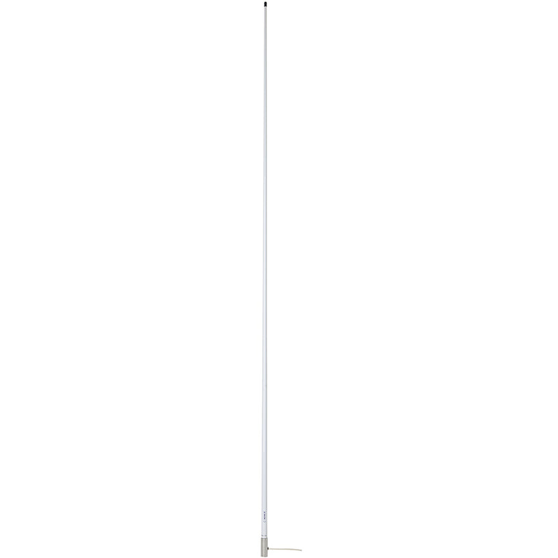 Scout 8' White VHF Antenna 6dB Stainless Steel Ferrule w/5M RG-58 Coax Includes PL-259 KS-42 [PF AN NVHF00007T] - Essenbay Marine