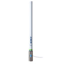 Scout 8' White VHF Antenna 6dB Heavy Stainless Steel Ferrule w/6M RG-8x Includes PL-259 Heavy Duty Offshore Antenna KS-43 [PF AN NVHF00020T] - Essenbay Marine