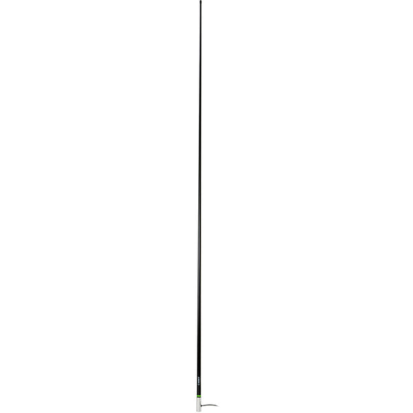Scout 8' Black VHF Antenna 6dB Heavy Stainless Steel Ferrule w/6M RG-8x Includes PL-259 Heavy Duty Offshore Antenna KS-43 [PF AN NVHF00021T] - Essenbay Marine