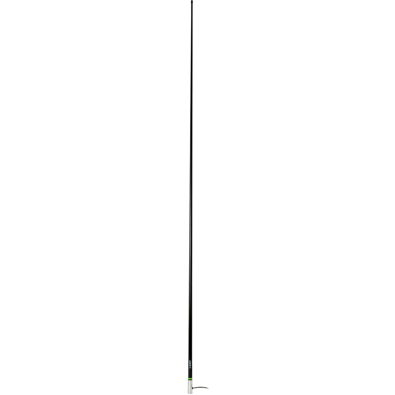 Scout 8' Black VHF Antenna 6dB Heavy Stainless Steel Ferrule w/6M RG-8x Includes PL-259 Heavy Duty Offshore Antenna KS-43 [PF AN NVHF00021T] - Essenbay Marine