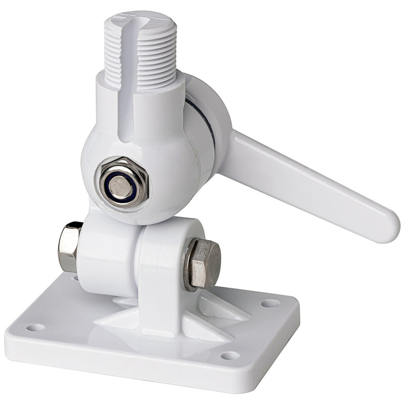 Scout Four-Way Nylon Ratchet Mount - White [PF AC NBASE001] - Essenbay Marine