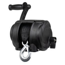 Powerwinch Premier Series Winch 2000lb, 8", Crank Arm - Carbon Black [21300-W-2000-8-B-R] - Essenbay Marine