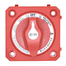 Bluewater On/Off Switch Battery Switch - Panel Mount - Red [9800-006-10] - Essenbay Marine