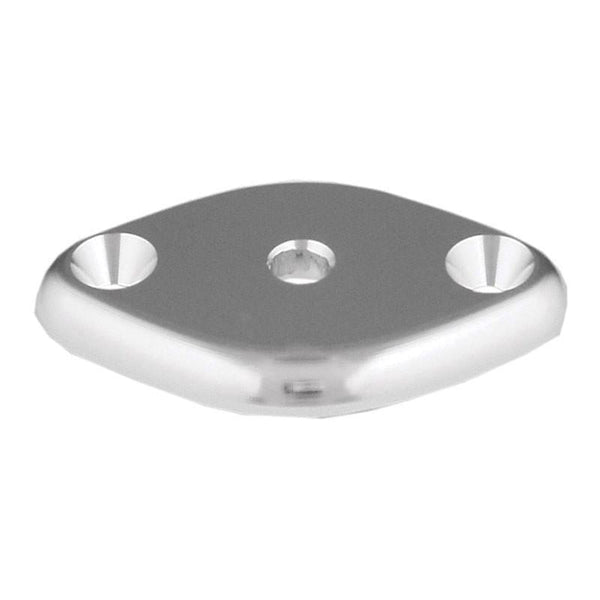 TACO Metals Brite Dipped Anodized  3-3/8" Diamond Pad, 2-Hole  F32-0600BXZ