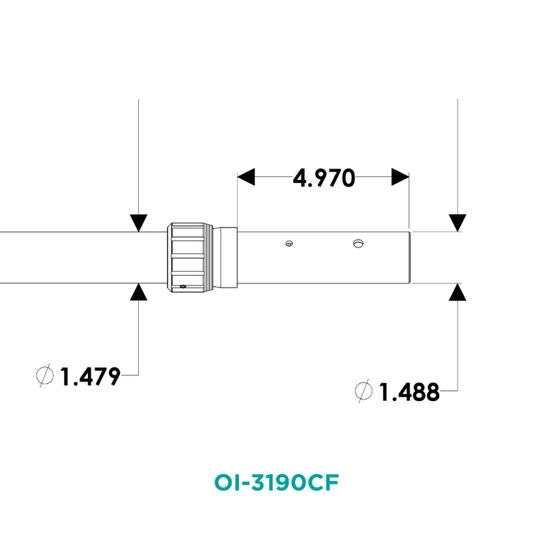TACO Open Water Internal & Collapsible Carbon Fiber Outrigger Poles OI-319CF - Essenbay Marine