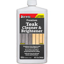 Star brite Premium Teak Cleaner  Brightener - Restore  Enhance Wood Grain - 32 oz [94932] - Essenbay Marine
