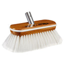 Star brite Extend-A-Brush Premium White Stiff Bristle Wash Synthetic Wood Block Brush - 8" [40172] - Essenbay Marine