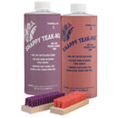 Snappy Teak-Nu Kit - 32 oz w/Formula No. 1 - 32 oz, Formula No. 2 - 32 oz,  Bristle Brush [STN-QKIT] - Essenbay Marine