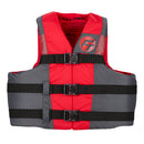 Full Throttle Adult Nylon Life Jacket - 4X/7X - Red/Black [112200-100-110-26] - Essenbay Marine