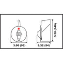 Performance Metals Yamaha Trim Tab Anode 150-200hp Counter Rotating [00181A] - Essenbay Marine