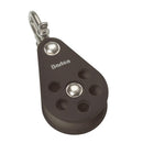 Barton Plain Bearing Pulley Block Single Swivel - Size 6, 64mm [N06130] - Essenbay Marine