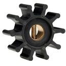 Jabsco Impeller Kit - Neoprene - 10 Blade - 2" Diameter x 7/8" Wide - Slotted Shaft Pin Drive - Brass Insert - 15/32" Shaft Diameter [18653-0001-P] - Essenbay Marine