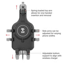 Ram Mount RAM Quick-Grip Pro w/Ball  Qi2 15W Wireless Charger [RAM-HOL-PD5B-W2MU]