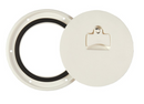 Jim Black / Hightide MFG 587-6-05 Polar White Boat Access 6" Deckplate 6 DP-PW - Essenbay Marine